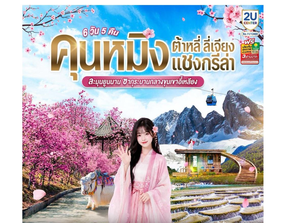 ภาพทัวร์คุนหมิง ต้าหลี่ ลี่เจียง แซงกรีล่า ซากุระบานเหนือขุนเขา 6 วัน 5 คืน